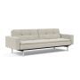 Innovation Living Dublexo Chrome Sofa Bed With Arms - stof 527