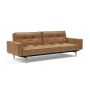 Innovation Living Splitback Styletto Sofa Bed Light Wood With Arms - stof 551