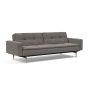 Innovation Living Dublexo Styletto Sofa Bed Light Wood With Arms - stof 521