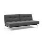 Innovation Living Splitback Chrome Sofa Bed - stof 852