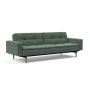 Innovation Living Dublexo Styletto Sofa Bed Dark Wood With Arms - stof 518