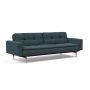 Innovation Living Dublexo Styletto Sofa Bed Light Wood With Arms - stof 851