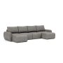 Innovation Living Norum Sofa Bed U-shape With Curve Arms - stof 282