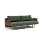Innovation Living Recast Sofa Bed Dark Styletto With Arms - stof 413