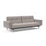 Innovation Living Splitback Styletto Sofa Bed Light Wood With Arms - stof 321