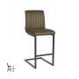 LABEL51 Barkruk Milo - Army green - Microfiber - Zithoogte 65