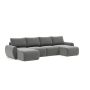 Innovation Living Norum Sofa Bed U-shape With Curve Arms - stof 563