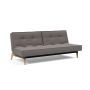 Innovation Living Splitback Eik Sofa Bed Oak - stof 521
