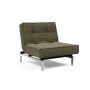 Innovation Living Splitback Chrome Chair - stof 316