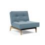 Innovation Living Splitback Eik Chair Oak - stof 525