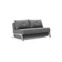Innovation Living Cubed 140 Chrome Sofa Bed - stof 563