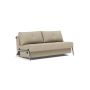 Innovation Living Cubed 160 Alu Sofa Bed - stof 356