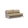 Innovation Living Cubed 160 Chrome Sofa Bed - stof 587