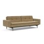 Innovation Living Dublexo Styletto Sofa Bed Dark Wood With Arms - stof 860