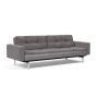 Innovation Living Dublexo Chrome Sofa Bed With Arms - stof 282