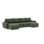 Innovation Living Norum Sofa Bed U-shape With Curve Arms - stof 413