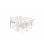 Set Garden Table Vondel 214 + 6 Chair Vondel White