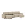 Innovation Living Norum Sofa Bed U-shape With Chunky Arms - stof 356