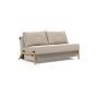 Innovation Living Cubed 140 Wood Sofa Bed - stof 612