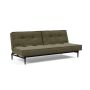 Innovation Living Splitback Styletto Sofa Bed Black Wood - stof 316