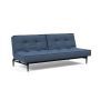 Innovation Living Splitback Styletto Sofa Bed Black Wood - stof 302