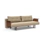 Innovation Living Recast Sofa Bed Dark Styletto With Arms - stof 587