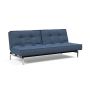 Innovation Living Splitback Chrome Sofa Bed - stof 302
