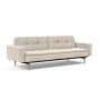 Innovation Living Dublexo Styletto Sofa Bed Light Wood With Arms - stof 594