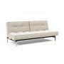 Innovation Living Splitback Chrome Sofa Bed - stof 357