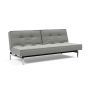 Innovation Living Splitback Chrome Sofa Bed - stof 853