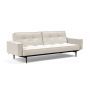 Innovation Living Splitback Styletto Sofa Bed Black Wood With Arms - stof 531