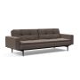 Innovation Living Dublexo Styletto Sofa Bed Black Wood With Arms - stof 530