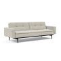 Innovation Living Dublexo Styletto Sofa Bed Black Wood With Arms - stof 527