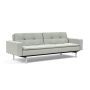 Innovation Living Dublexo Chrome Sofa Bed With Arms - stof 888