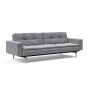 Innovation Living Dublexo Styletto Sofa Bed Light Wood With Arms - stof 565
