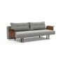 Innovation Living Recast Sofa Bed Dark Styletto With Arms - stof 853
