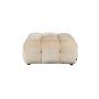 Hocker Hackman Velours Beige