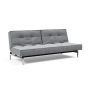 Innovation Living Splitback Chrome Sofa Bed - stof 565
