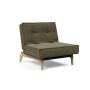 Innovation Living Splitback Eik Chair Oak - stof 316