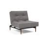 Innovation Living Splitback Styletto Chair Dark Wood - stof 282
