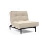 Innovation Living Splitback Styletto Chair Black Wood - stof 586
