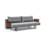 Innovation Living Recast Sofa Bed Dark Styletto With Arms - stof 565
