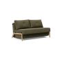 Innovation Living Cubed 140 Wood Sofa Bed - stof 316