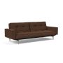 Innovation Living Splitback Styletto Sofa Bed Light Wood With Arms - stof 359
