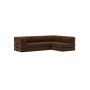 Innovation Living CozyPad Sofa BedL-Shape with arms - stof 359