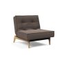 Innovation Living Splitback Eik Chair Oak - stof 530