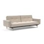 Innovation Living Splitback Styletto Sofa Bed Light Wood With Arms - stof 612