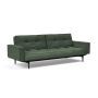 Innovation Living Splitback Styletto Sofa Bed Black Wood With Arms - stof 281