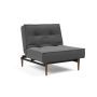Innovation Living Splitback Styletto Chair Dark Wood - stof 852