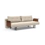 Innovation Living Recast Sofa Bed Dark Styletto With Arms - stof 586